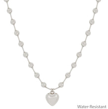 Load image into Gallery viewer, / Beaded Heart Necklace
