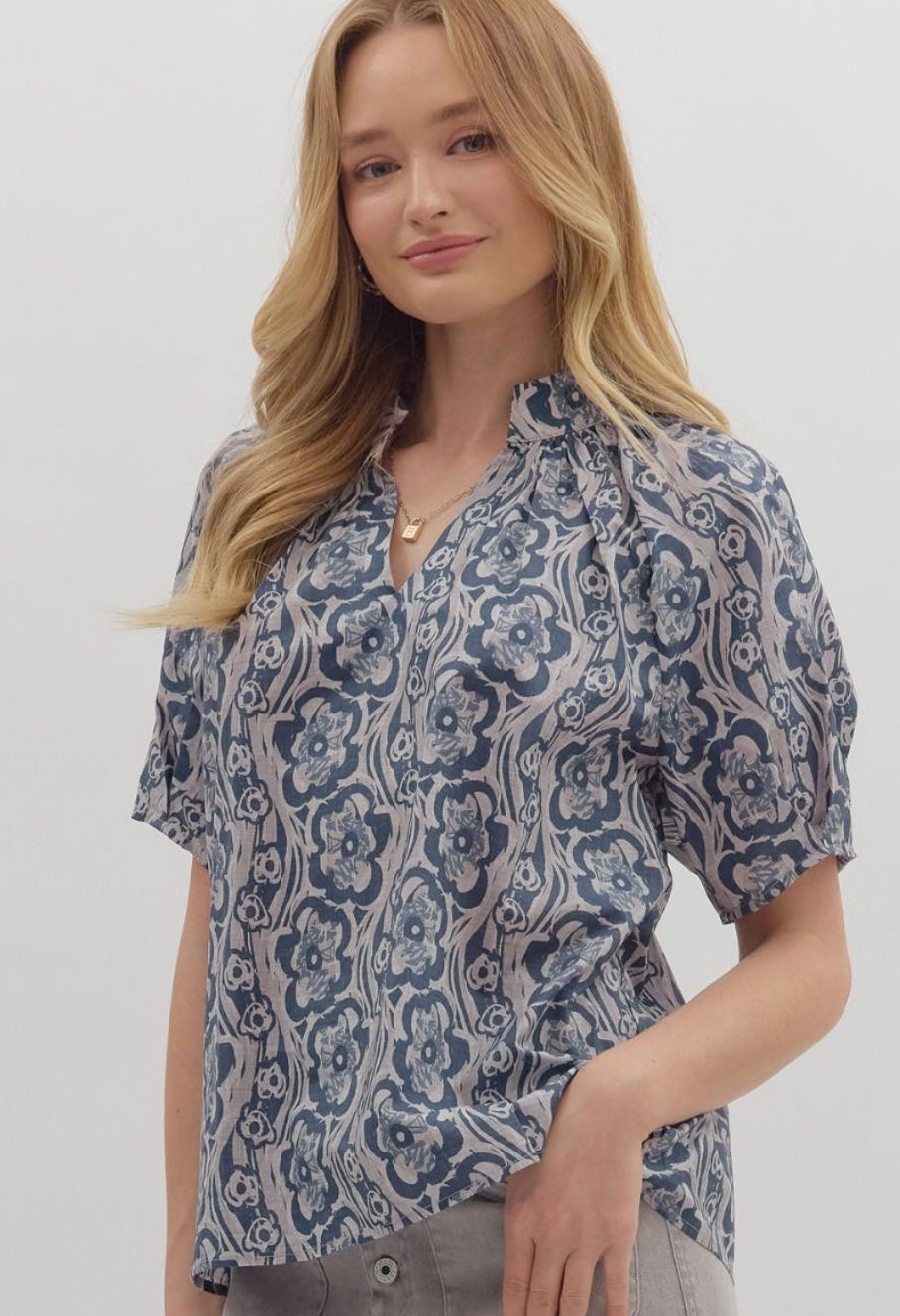 Raglan short sleeve top
