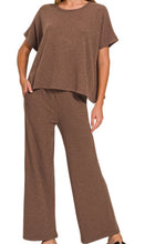 Load image into Gallery viewer, / COTTON SLUB TOP &amp; PANTS SET
