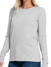 Load image into Gallery viewer, *CREW NECK LONG SLEEVE T-SHIRT
