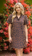 Load image into Gallery viewer, Animal Velvet Jacqaurd Dress
