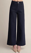 Load image into Gallery viewer, Stretchy Jeans High Rise Front Pocket Wide Leg
