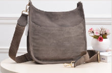 Load image into Gallery viewer, FAUX SUEDE CROSSBODY BAG
