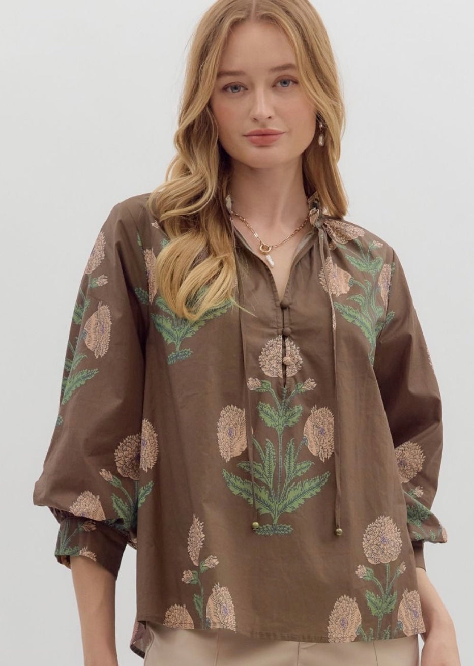 3/4 Sleeve Rachel Top