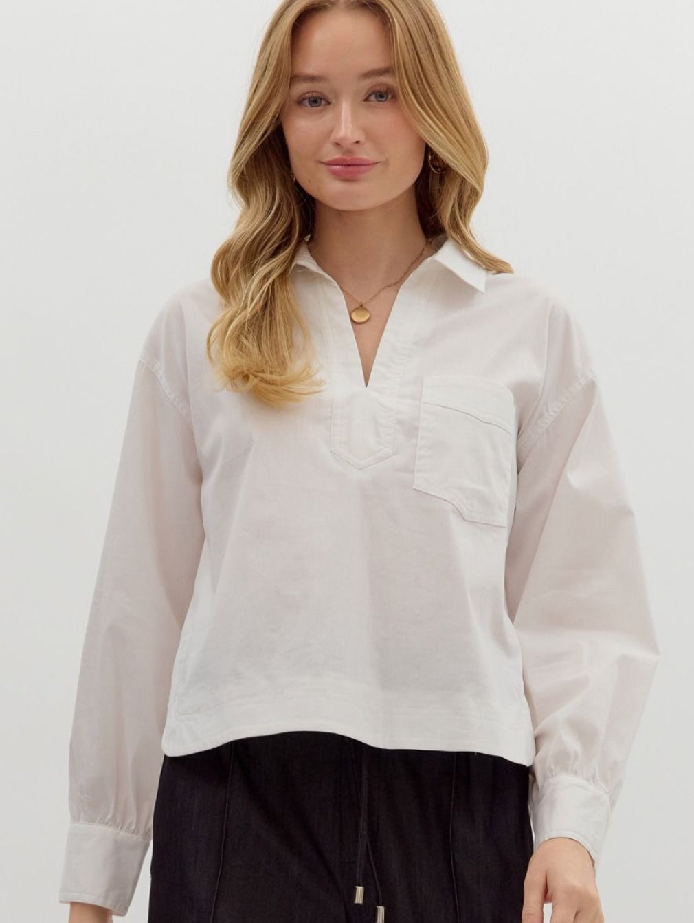Whitney White Top