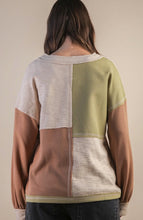 Load image into Gallery viewer, Block Casual Knit Top
