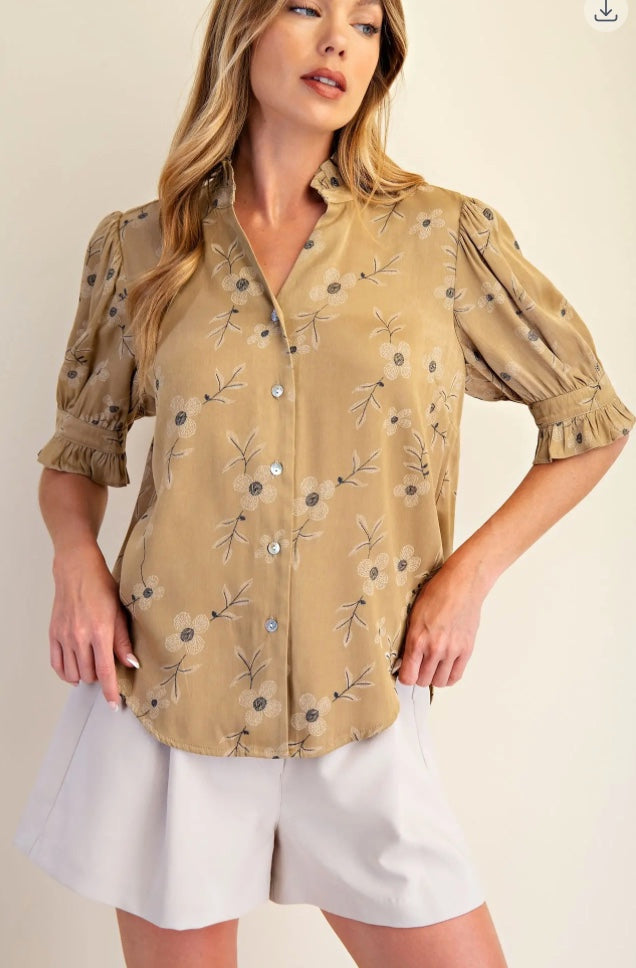 Amanda Floral Top