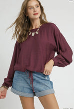 Load image into Gallery viewer, Donna Drawstring Blouse
