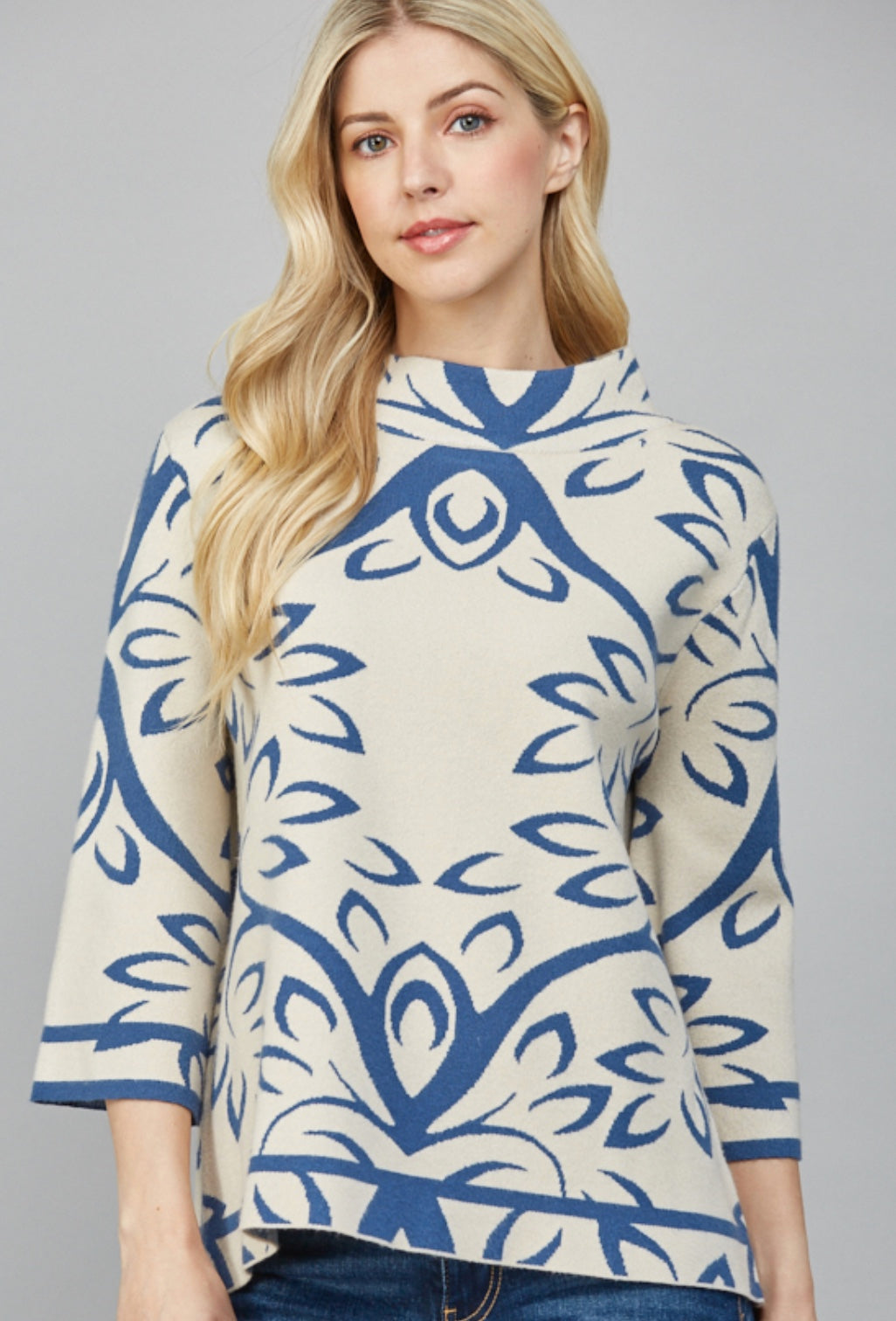 / Gina MOCK NECK SWEATER