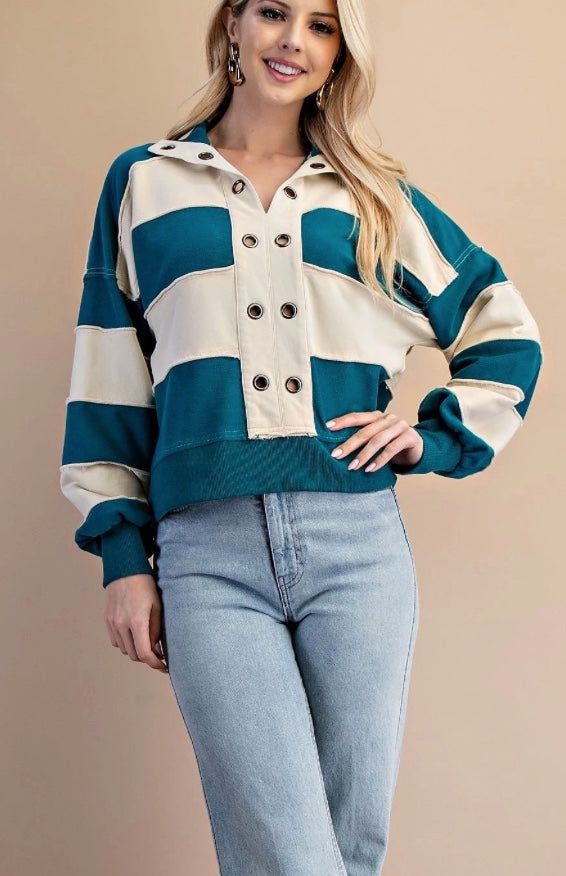 Rugby Style Sweatshirt