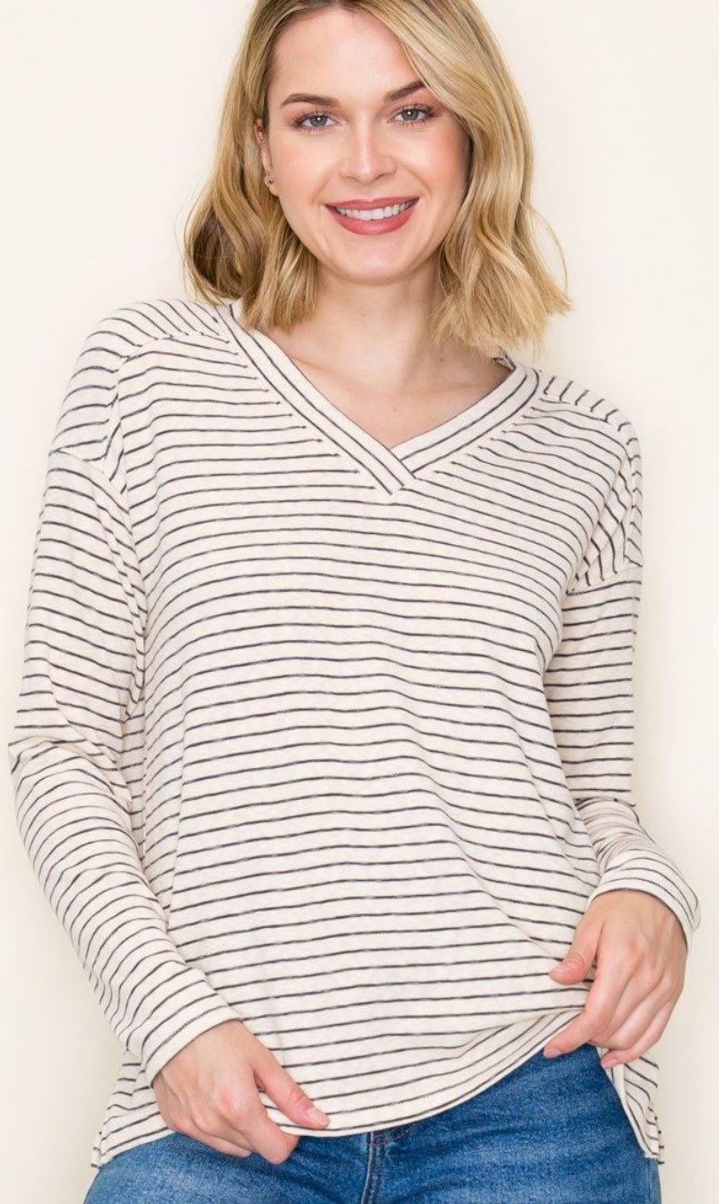 Amber Striped Top
