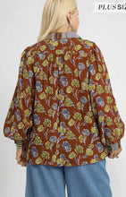 Load image into Gallery viewer, Paisley Print Collared Blouse
