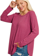 Load image into Gallery viewer, / PLUS BABY WAFFLE LONG SLEEVE TOP
