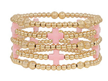 Load image into Gallery viewer, 5 SET COLOR CROSS BRACELET
