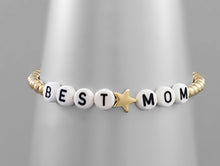 Load image into Gallery viewer, LETTER BEAD AND BALL BRACELET
