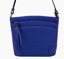 Load image into Gallery viewer, Rachel Front Double Zip Crossbody Bag
