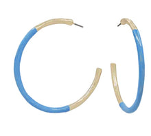 Load image into Gallery viewer, Half Color Coated Hoops
