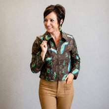 Load image into Gallery viewer, Pretty As A Peacock Jacket
