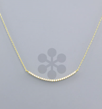 Load image into Gallery viewer, CZ Bar Necklace
