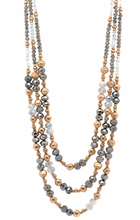 Load image into Gallery viewer, MULTISTRAND BEADED NECKLACE
