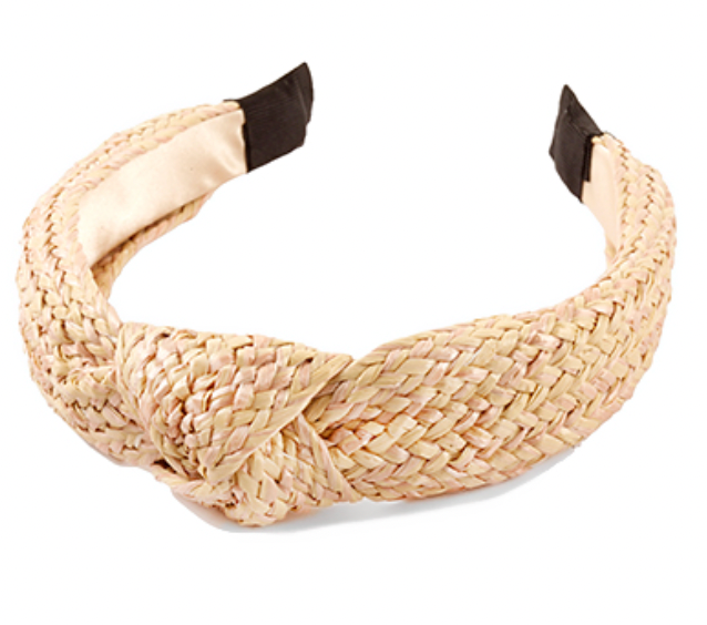 Two Tone Knotted Rattan Headband