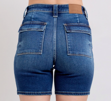 Load image into Gallery viewer, JUDY BLUE High Waist Bermudas w/ Back Flap Pockets

