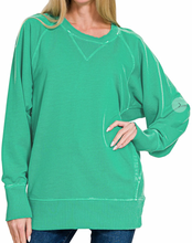 Load image into Gallery viewer, PIGMENT DYED FRENCH TERRY PULLOVER WITH POCKETS
