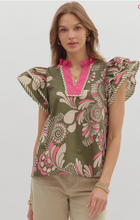 Load image into Gallery viewer, / Pink Paisley Top
