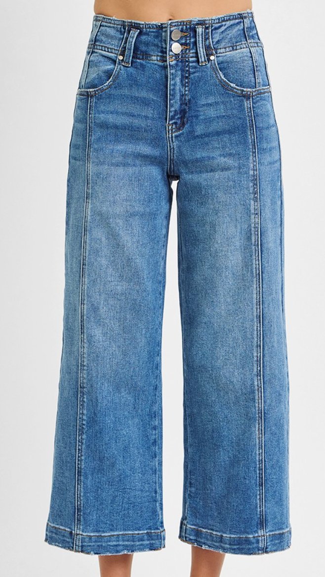 / Risen HR Cropped Jeans