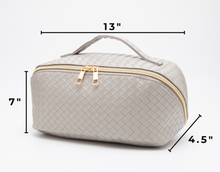 Load image into Gallery viewer, The Juliette Woven VMakeup Bag
