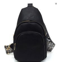 Load image into Gallery viewer, Vegan Leather Fashion Sling Backpack Bag
