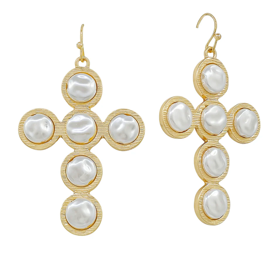 Gold Flat Coin Pearl 1.5