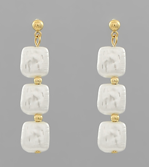 PEAR DANGLE EARRINGS-1