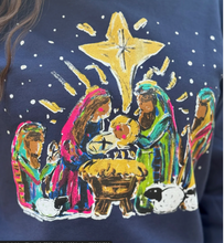 Load image into Gallery viewer, Nativity Scene Tee &amp; Sweatshirt
