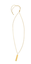 Load image into Gallery viewer, Mixed Metal Disc &amp; Bar Adjustable Necklace

