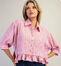 Load image into Gallery viewer, KIMBERLY STRIPE TOP
