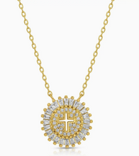 Load image into Gallery viewer, Shimmering Cross Necklace

