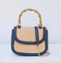 Load image into Gallery viewer, Jessica Handbag Natural Navy

