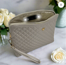 Load image into Gallery viewer, Litt Makeup Case - Pearl Quilted

