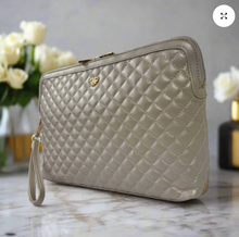 Load image into Gallery viewer, Litt Makeup Case - Pearl Quilted
