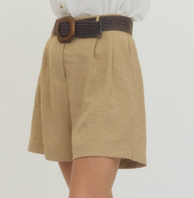 Load image into Gallery viewer, Harbor Chic Belted Shorts
