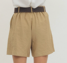 Load image into Gallery viewer, Harbor Chic Belted Shorts
