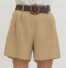 Load image into Gallery viewer, Harbor Chic Belted Shorts

