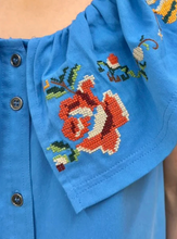 Load image into Gallery viewer, Bluebell Garden Embroidered Dress
