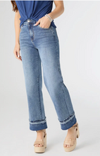 Load image into Gallery viewer, Everstretch Wide Leg Ankle with Raw Contrast Bottom
