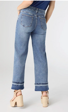 Load image into Gallery viewer, Everstretch Wide Leg Ankle with Raw Contrast Bottom
