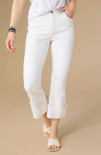 Load image into Gallery viewer, Janet Flare Crop Pant with Cuff
