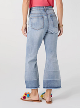 Load image into Gallery viewer, Bambu Soft Flare Crop with Fray Bottom

