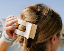 Load image into Gallery viewer, Soft Surf Large Flat Rectangle Hair Clip

