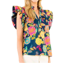 Load image into Gallery viewer, Janice Floral Top-THML
